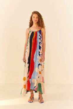 Farm Rio Super Fun Daisy Maxi Dress 10 Farm Rio Super Fun Daisy Maxi Dress -Farm Rio Fashion Store 311363 03