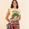 Farm Rio Super Fun Stripes Organic Cotton Mini Skirt -Farm Rio Fashion Store 311364 01