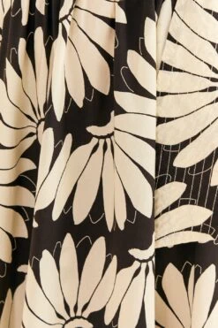 Farm Rio Black Copacabana Bow Midi Skirt -Farm Rio Fashion Store 311375 06