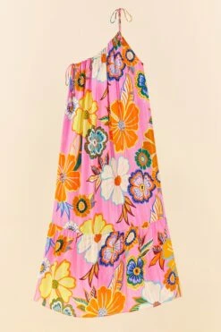 Farm Rio Pink Full Garden Maxi Dress 10 Farm Rio Pink Full Garden Maxi Dress -Farm Rio Fashion Store 311377 05