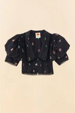 Farm Rio Zodiac Cross Stitch Crop Top -Farm Rio Fashion Store 311429 06 1