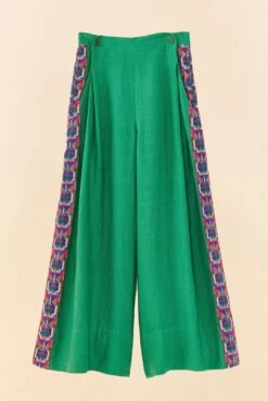 Farm Rio Embroided Green Pants 13 Farm Rio Embroided Green Pants -Farm Rio Fashion Store 311436 06