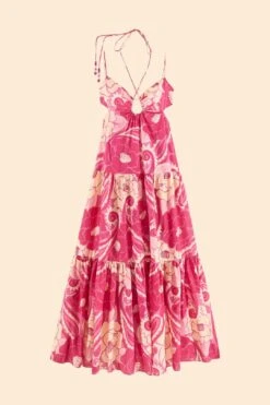 Pink Tropical Groove Maxi Dress -Farm Rio Fashion Store 311532 06