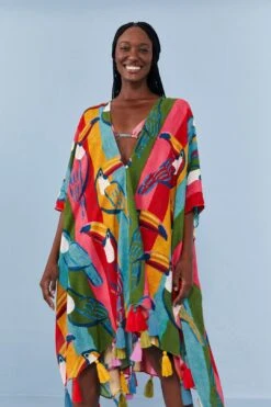 Farm Rio Wonderful Toucans Cover Up -Farm Rio Fashion Store 311538 04