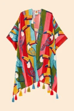 Farm Rio Wonderful Toucans Cover Up -Farm Rio Fashion Store 311538 07