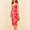 Farm Rio Pink Rio Tiles Knit Dress -Farm Rio Fashion Store 311565 01