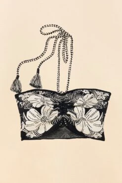 Farm Rio Black Macaw Elegance Knit Top 11 Farm Rio Black Macaw Elegance Knit Top -Farm Rio Fashion Store 311567 05