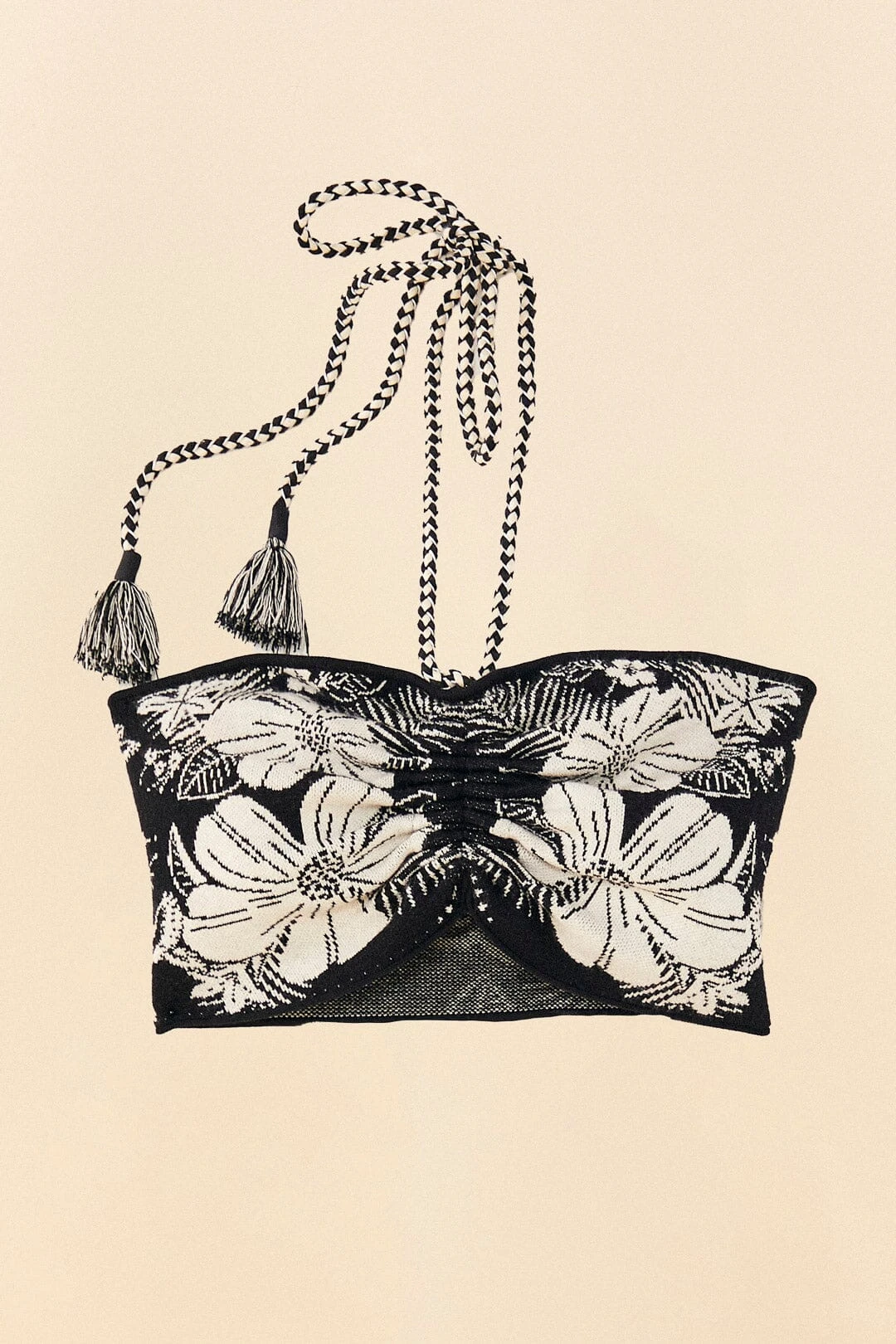 Farm Rio Black Macaw Elegance Knit Top 7 Farm Rio Black Macaw Elegance Knit Top - Image 5