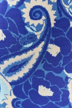 Farm Rio Blue Tropical Groove Knit Midi Dress -Farm Rio Fashion Store 311574 05