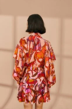 Farm Rio Rose Wild Horses Tiered Mini Skirt 11 Farm Rio Rose Wild Horses Tiered Mini Skirt -Farm Rio Fashion Store 311997 04