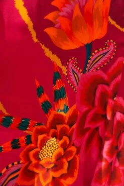 Farm Rio Vintage Wave Circle Cut-Out Midi Dress -Farm Rio Fashion Store 312373 06