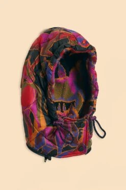 Farm Rio Black Wild Horses Reversible Puffer Jacket -Farm Rio Fashion Store 312503 012