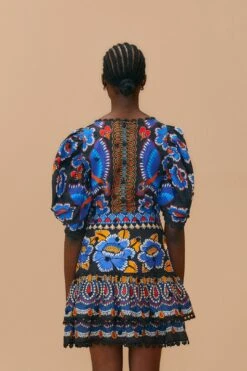 Farm Rio Black Ainika Sparkle Mini Skirt -Farm Rio Fashion Store 312546 04