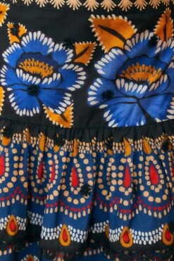 Farm Rio Black Ainika Sparkle Mini Skirt -Farm Rio Fashion Store 312546 05