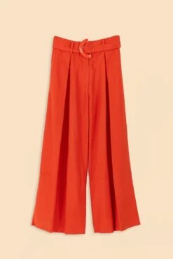Farm Rio Orange Tailored Pants -Farm Rio Fashion Store 312657 05