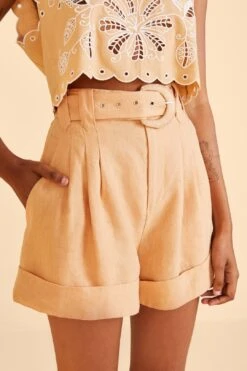 Farm Rio Beige Tailored Shorts 9 Farm Rio Beige Tailored Shorts -Farm Rio Fashion Store 313601 03