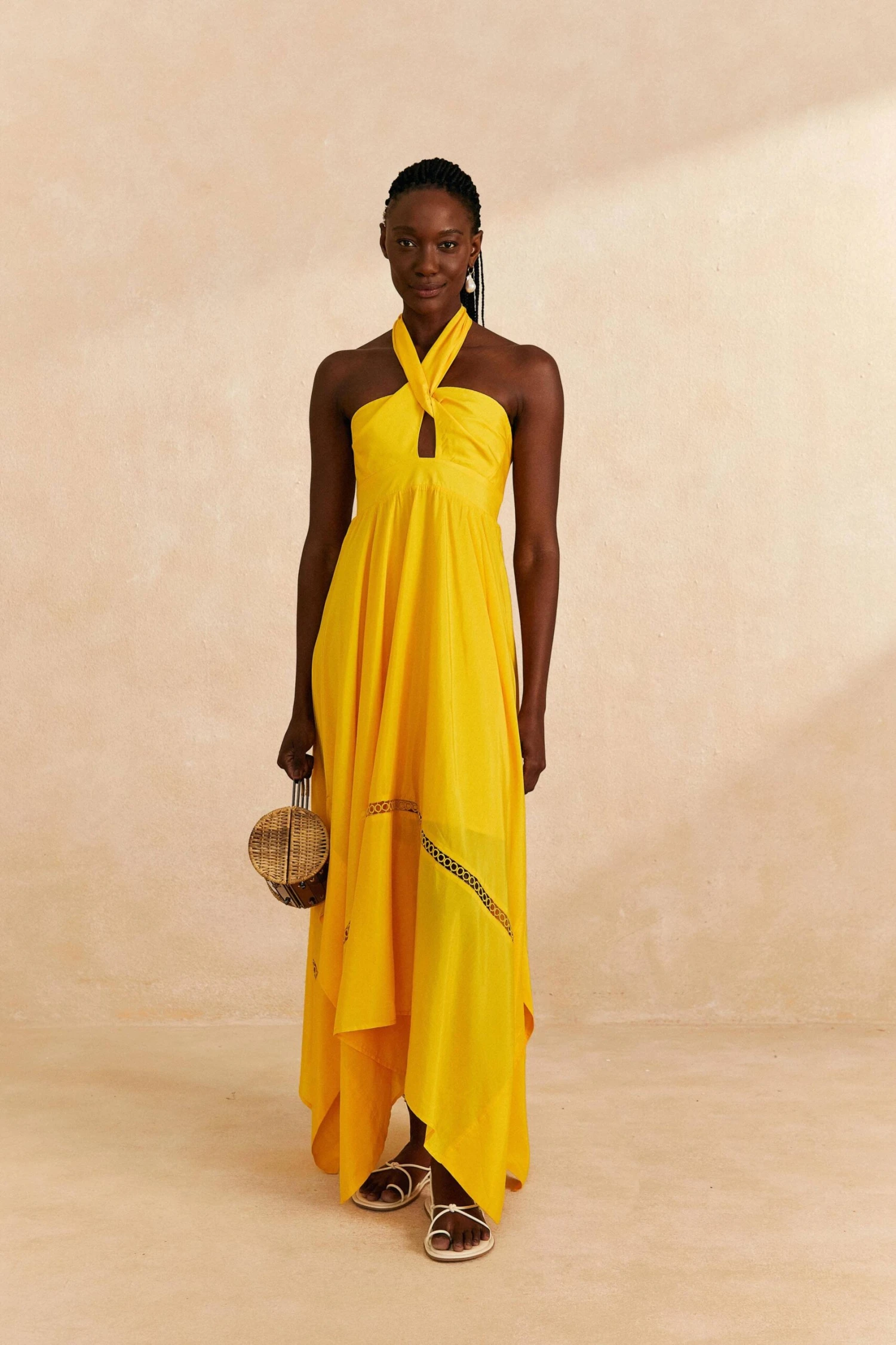 Farm Rio Yellow Sleeveless Maxi Dress 4 Farm Rio Yellow Sleeveless Maxi Dress - Image 2