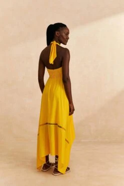 Farm Rio Yellow Sleeveless Maxi Dress 10 Farm Rio Yellow Sleeveless Maxi Dress -Farm Rio Fashion Store 313606 04