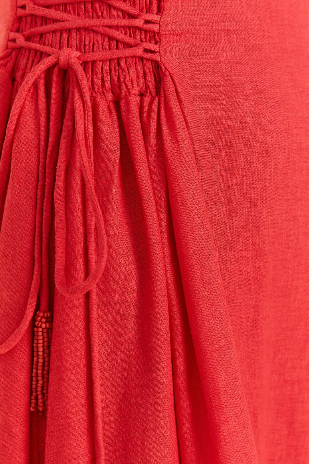 Farm Rio Red Sleeveless Midi Dress 7 Farm Rio Red Sleeveless Midi Dress - Image 5