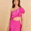 Farm Rio Dark Pink Marocaine Ruffle Top 2 Farm Rio Dark Pink Marocaine Ruffle Top -Farm Rio Fashion Store 313616 01