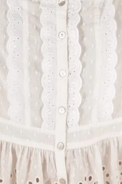 Farm Rio Off-White Laces Blouse -Farm Rio Fashion Store 313617 03