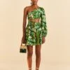 Farm Rio Tropical Leaves One Shoulder Mini Dress 1 Farm Rio Tropical Leaves One Shoulder Mini Dress -Farm Rio Fashion Store 313620 01