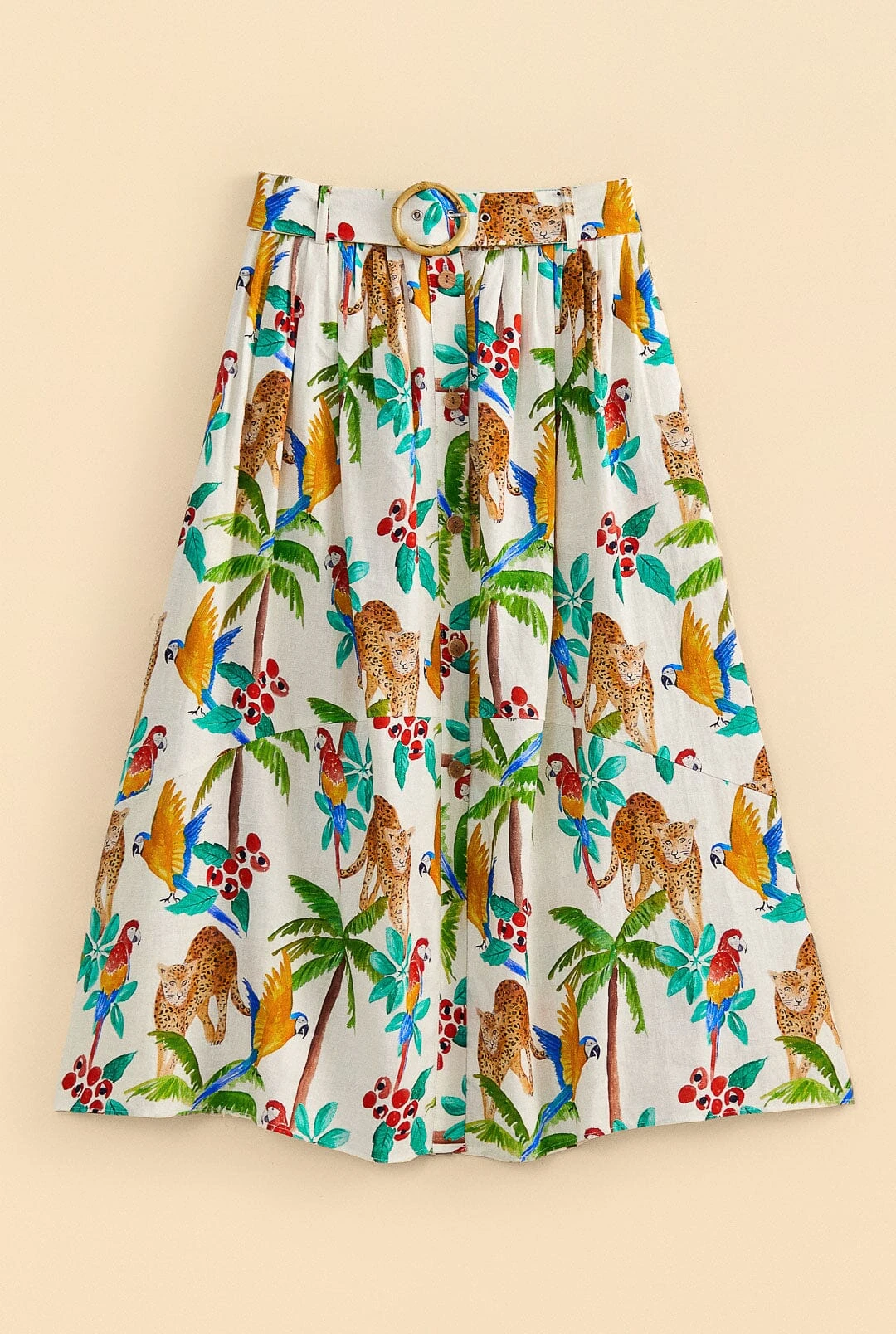 Farm Rio Tropical Paradise Midi Skirt 8 Farm Rio Tropical Paradise Midi Skirt - Image 6