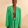 Farm Rio Bright Green Blazer -Farm Rio Fashion Store 313634 01