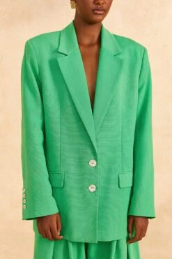 Farm Rio Bright Green Blazer -Farm Rio Fashion Store 313634 03