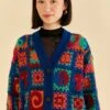 Farm Rio Crochet Icons Cardigan -Farm Rio Fashion Store 313651 01