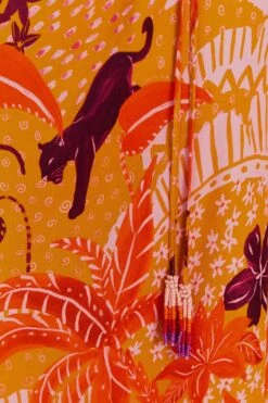 Farm Rio Beige Jungle Panther Lenzing™ Ecovero™ Viscose Midi Dress 14 Farm Rio Beige Jungle Panther Lenzing™ Ecovero™ Viscose Midi Dress -Farm Rio Fashion Store 313673 06