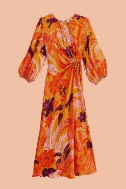 Farm Rio Beige Jungle Panther Lenzing™ Ecovero™ Viscose Midi Dress 15 Farm Rio Beige Jungle Panther Lenzing™ Ecovero™ Viscose Midi Dress -Farm Rio Fashion Store 313673 07