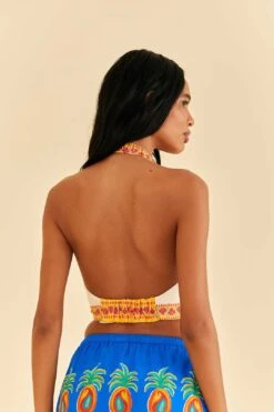 Farm Rio Off-White Vivid Garden Top -Farm Rio Fashion Store 313675 04