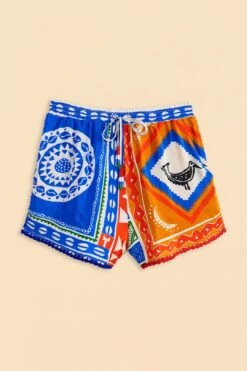 Farm Rio Off-White Pitta Colors Shorts -Farm Rio Fashion Store 313676 06