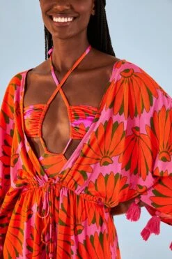Farm Rio Pink Copacabana Cover Up -Farm Rio Fashion Store 314464 04