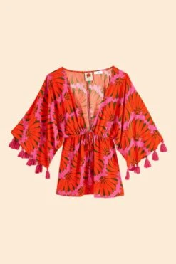 Farm Rio Pink Copacabana Cover Up -Farm Rio Fashion Store 314464 06
