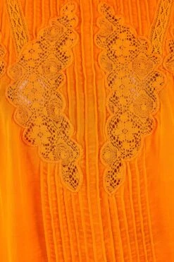 Farm Rio Orange Lace Blouse -Farm Rio Fashion Store 314469 05