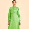 Farm Rio Lime Shoulder Pads Maxi Dress 2 Farm Rio Lime Shoulder Pads Maxi Dress -Farm Rio Fashion Store 314476 01