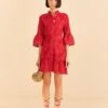 Farm Rio Red Palm Tree Mini Dress -Farm Rio Fashion Store 314488 01