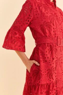 Farm Rio Red Palm Tree Mini Dress 10 Farm Rio Red Palm Tree Mini Dress -Farm Rio Fashion Store 314488 03