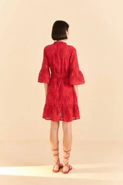 Farm Rio Red Palm Tree Mini Dress 11 Farm Rio Red Palm Tree Mini Dress -Farm Rio Fashion Store 314488 04