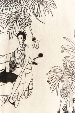 Farm Rio Off-White Moto Love Pants -Farm Rio Fashion Store 314490 04