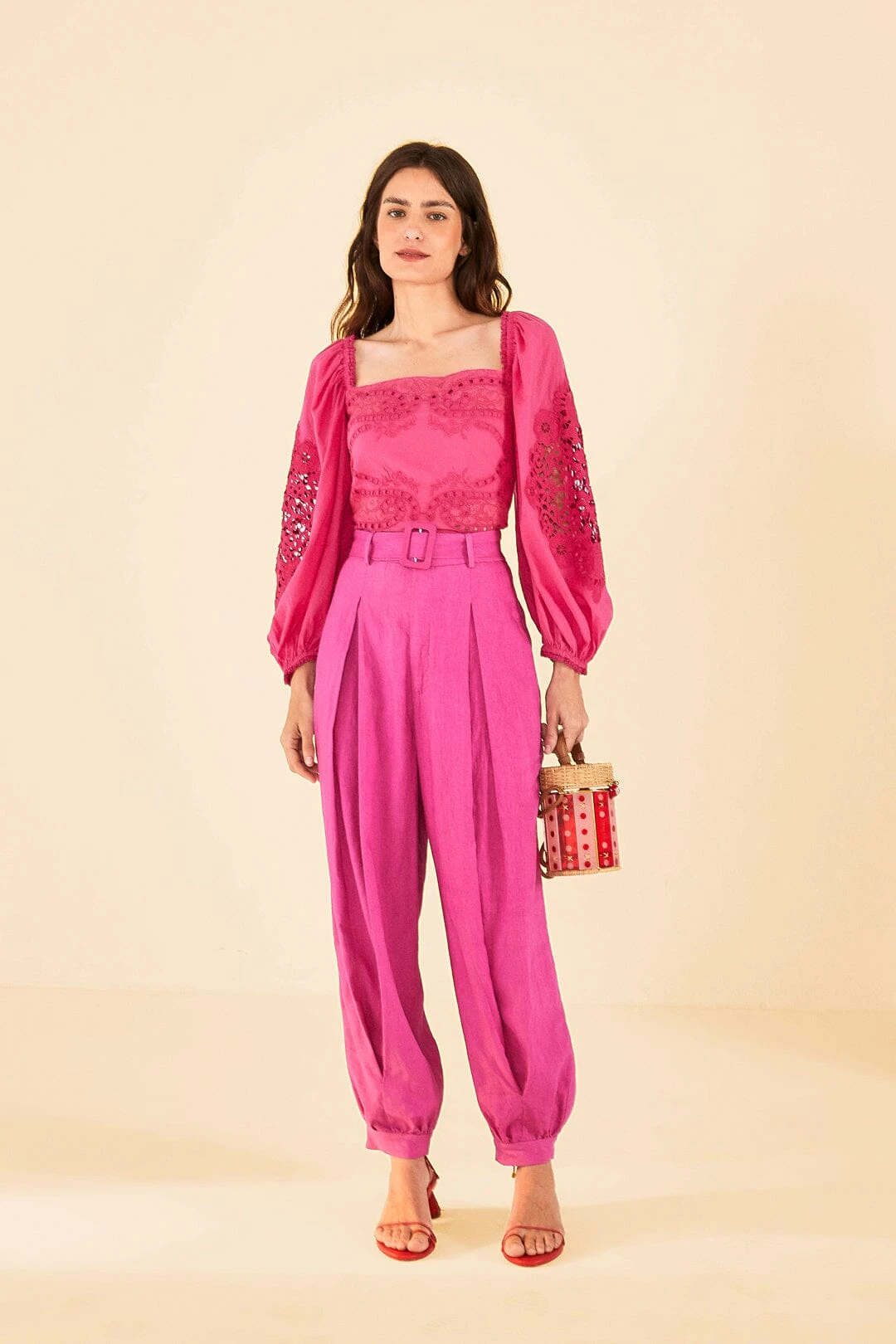 Farm Rio Pink Pants 3 Farm Rio Pink Pants