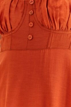 Farm Rio Brown Sleeveless Maxi Dress 11 Farm Rio Brown Sleeveless Maxi Dress -Farm Rio Fashion Store 314507 05