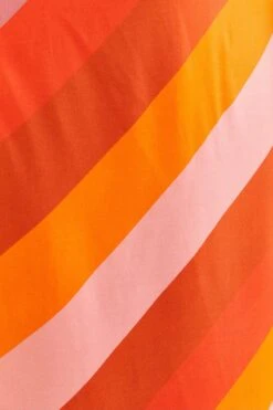 Farm Rio Party Stripes Multicolor One Shoulder Maxi Dress -Farm Rio Fashion Store 314757 07