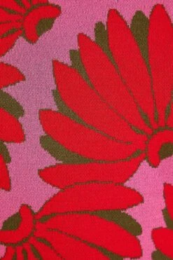 Farm Rio Pink Copacabana Knit Sweater -Farm Rio Fashion Store 315708 05