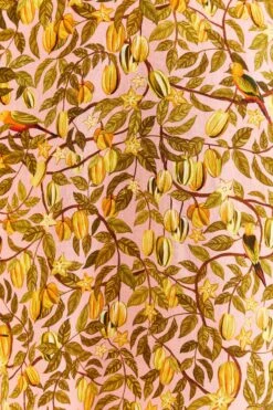 Farm Rio Light Pink Star Fruit Flower Mini Dress -Farm Rio Fashion Store 315955 04