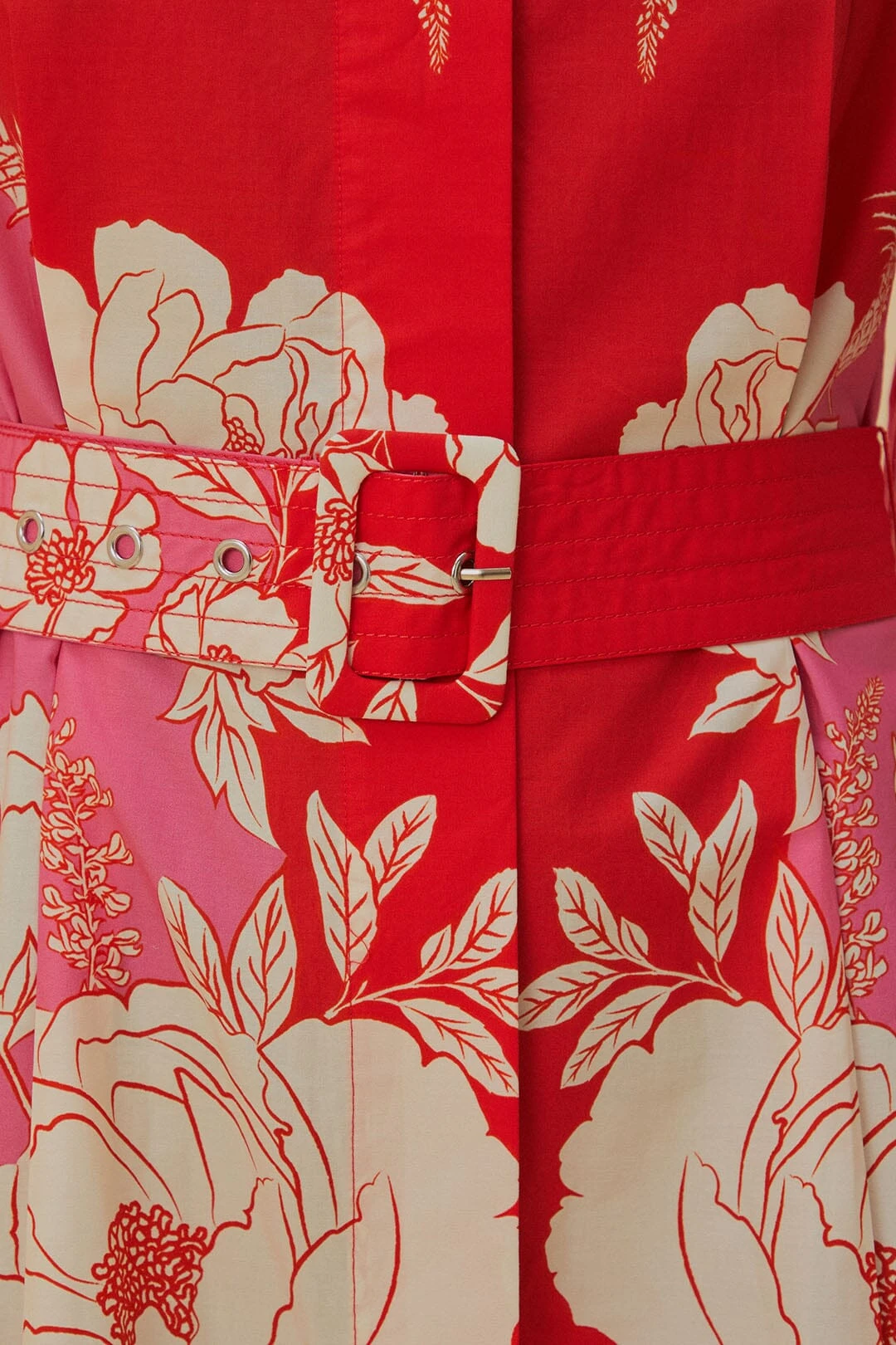 Farm Rio Pink Soft Garden Short Sleeve Mini Dress 8 Farm Rio Pink Soft Garden Short Sleeve Mini Dress - Image 6