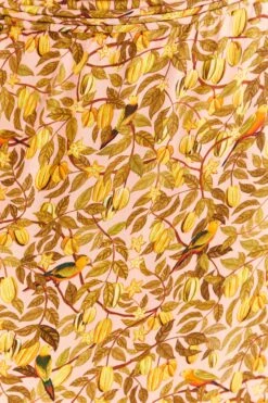 Farm Rio Light Pink Star Fruit Midi Skirt -Farm Rio Fashion Store 316416 05