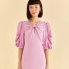 Farm Rio Lilac Short Sleeve Mini Dress 1 Farm Rio Lilac Short Sleeve Mini Dress -Farm Rio Fashion Store 316419 01